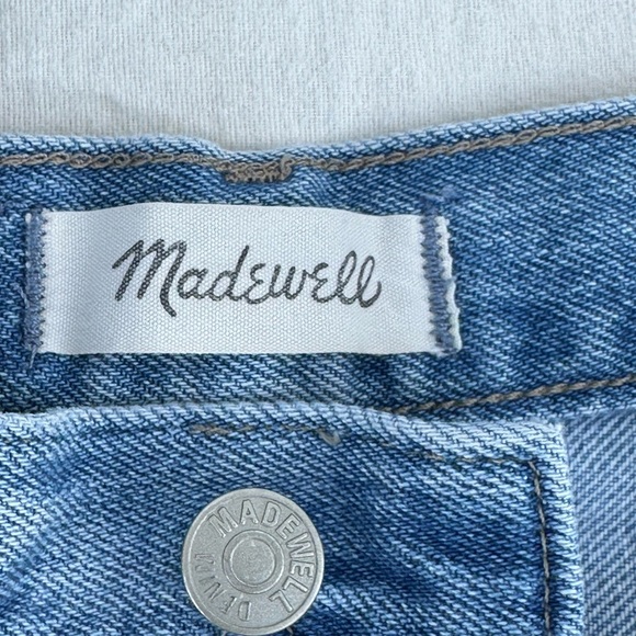 Madewell Blue and Brown Jeans Classic Denim #A1 - Picture 5 of 12